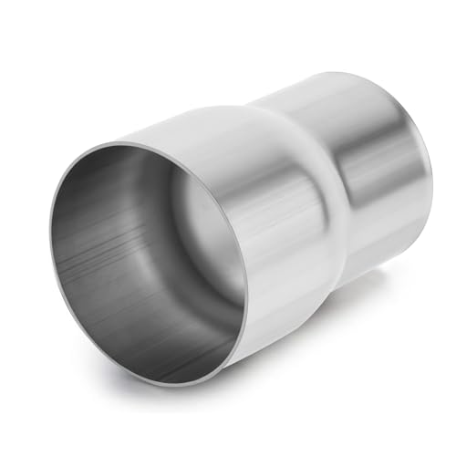 Image of Exhaust Adapter Connector 2.5 inch OD to 2.75 inch ID, A-KARCK Exhaust Pipe Reducer 4 inch Overall Length 304 Stainless Steel