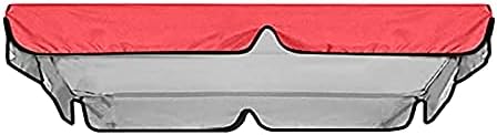 Replacement Canopy Top Cover for Garden Traditional 2 Person Swing, Adjustable Patio Porch Swing Canopy Replacement Garden Hammock Furniture Protector Cover, 56"x47"x7"