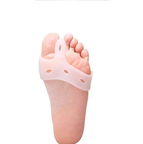 Image of Cyrox Silicon Foot Fingers Toe Separator Stretchers Straighteners Protector | Bunion Correction Toe Separator (2 Pair -Free Size) (2)