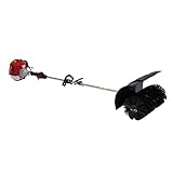 Walk-Behind Lawn Mower 52cc 2.3HP 1700W, Gas Power Handheld Sweeper Broom,Shaft Paddle Sweep...