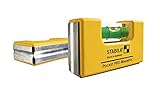 An Boden- und Seiten-Messflächen je ein extra starker Seltenerd-Magnet. Freie Hände beim Ausrichten von Metallobjekten.