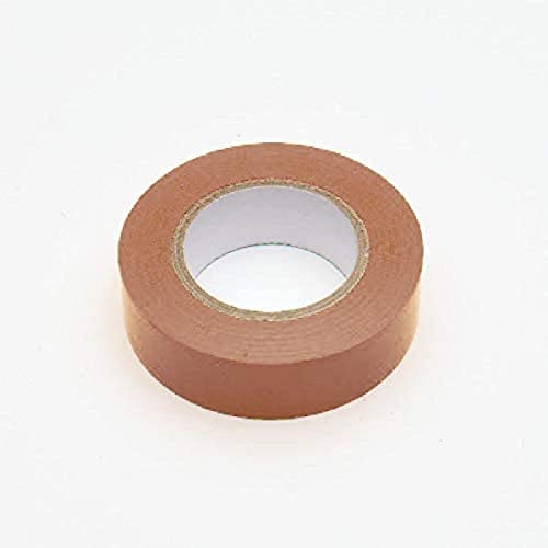 Image of Merriway BH07519 Brown PVC Electrical Insulation Tape 19mm x 5M (3 /4 inch x 195 inch / 16.25ft)