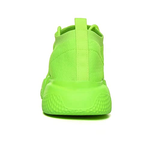 Image of GSLMOLN Mens Womens Fashion Sneakers Unisex Slip on Ultra-Sock Knit Soft Sole Breathable Lightweight Casual Walking Shoes