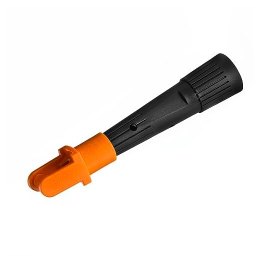 FUGINATOR® Adaptador UE naranja para fuginador – Limpieza simplificada de las juntas gracias al adaptador. Adecuado para escobas y cepillos de suelos. Ayuda a limpiar las juntas en el baño, inodoro,