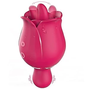 Zunge Lecken Vibratoren für Sie Klitoris, Mini Klein Vibrator Leise und Stark Klitoris Stimulator mit 9 Leckenmodi & 9 Vibration, Brustwarze Clit Stimulator Oral Sex Spielzeug für Frauen Extrem