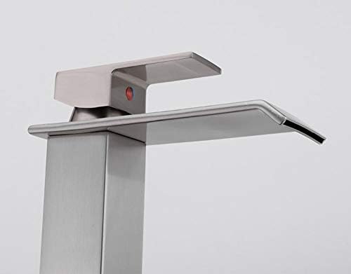 Waschtischarmaturen, Waschbecken, Mischbatterie, Einhebelmischer, Quadratisch, Hoch, Badezimmer, Warm- Und Kaltwasserhahn
