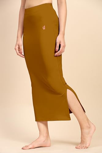 Image of TRENDMALLS Women's Polyester Spandex Stretchable Straight Saree Shapewear Petticoat for Women, Cotton Blended, Skirts for Women, Saree Shaper