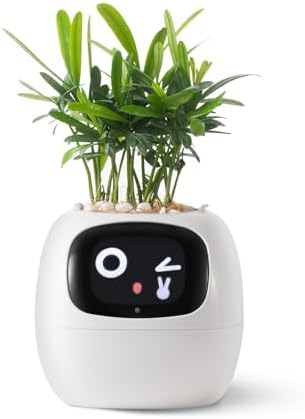 Smart pet Planter Robot Guidance on Plant Care with Emojis, Adora...