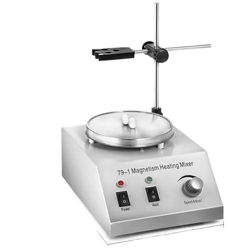 Agitateur magnétique chauffant 1L agitateur laboratoire chimie mélangeur vortex distillation