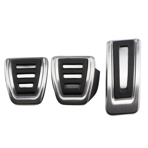 Pédales d'embrayage et de rechange en acier brossé pour Audi A3 8V MT