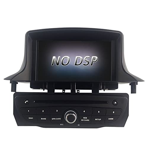 SFUO Multimédia GPS La Navigation WiFi 1 Radio de Voiture DIN stéréo 4G 64G DSP PX5 Voiture Android 10.0 DVD Le Joueur Convient à Megane 3 Fluence 2009-2015 (Color : Black)