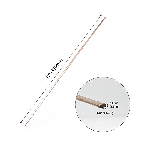 Silver Brazing Rods Bcup-3 20 Flat Bar Welding Stick Jagp-5 5% Silver Phos Welding Rods 0.050"X1/8"X14" For  Gas Soldering Torch Accessory Air-Conditioners, Refrigerators And Freezers #TOP3
