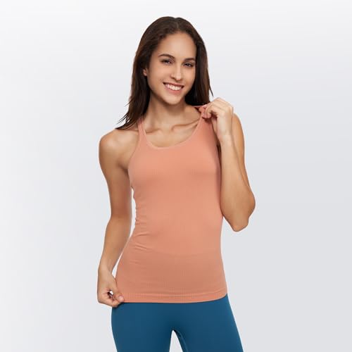 Image of sphinx cat Yoga Racerback Tank Top for Women with Built in Bra,Women's Padded Sports Bra Fitness Workout Running Shirts