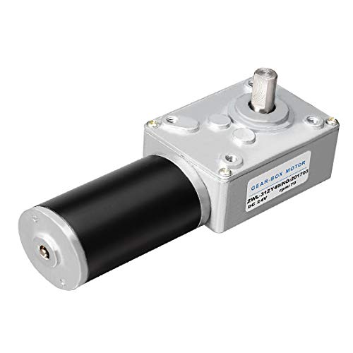 New Lon0167 Schneckengetriebemotor, DC24V Vorgestellt 70 RPM Großes zuverlässige Wirksamkeit Drehmoment Elektrische Leistung Drehzahl Reduzieren