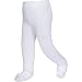 Baby Infant Toddler Shoe Look Tights - Mary Jane - Anti Slip Soles - Soft Cotton Knit (6-12 Months, Silver Sparkle - Satin Bows)