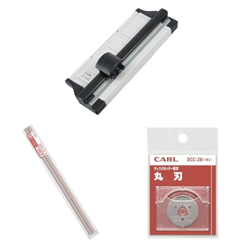 �y�Z�b�g�����z�J�[��������(CARL) �ْf�@ �y�[�p�[�J�b�^�[ �X���� A4�Ή� 10���ْf DC-2000N A4����(�ْf��310mm) + �J�[��������(CARL) �J�b�^�[�}�b�g �f�B�X�N�J�b�^�[��p 4�{���� DCM-310 + �J�[��������(