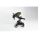 Kinderwagen 4 in 1 komplettset, LOVY Speedy (Green Snacke). Der Komplettset erhaltet: Babywanne, Babyschale für das Auto, Sportsitz, Isofix-Basisstation, Wickeltasche, Regenschutz und ein Moskitonetz.
