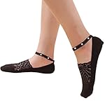 Estos calcetines transparentes son perfectos para mujeres y niñas para combinar con tenis, tacones altos, zapatos planos y mocasines. ? Calcetines de verano para barco, calcetines de perlas, calcetines invisibles