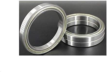 Pratique S6810ZZ S6810Z Section Mince Roulement ABEC-1 S6810 Z ZZ S 6810 440C Roulements À Billes en Acier Inoxydable 50 * 65 * 7mm