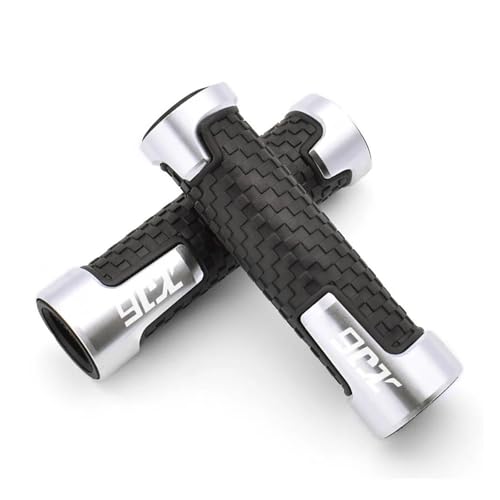 Motorrad Griffe Motorrad Lenker Griffe Für Yamaha XJ6 XJ 6 XJ6F XJ6N Diversion Motorrad-Lenkergriffe 22 Mm(Silber)