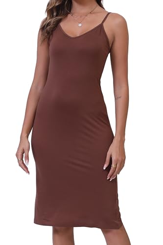 LB LIFEBEST Women's Full Slips Cami Long Spaghetti Strap Under Dress
