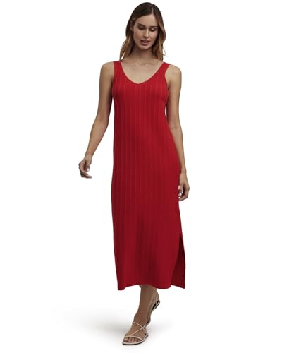 FALKE Summer Fresh Blend W Dr Lino algodón Ligeros cómodos 1 Pieza, Vestido Mujer, Rojo Tulip 8081, XL