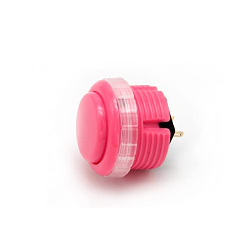 Kit boutons d arcade Qanba Gravity LX 30 mm rose pour panel combat - 2