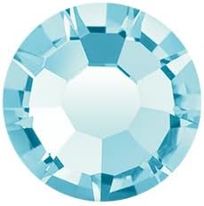 1440 Pieces SS5 Preciosa Maxima Czech Crystal Flat Back 438 11 615, Rhinestones for Crafts, Aqua Bohemica