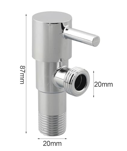 Robinet en acier inoxydable 304 d'arrêt d'angle pour chauffe-eau