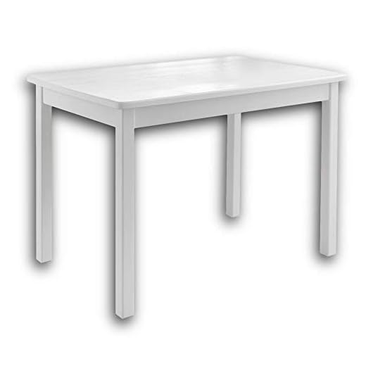 Stella Trading Felix - Mesa Infantil, Color Blanco, Ancho/Alto/Profundidad: Aprox. 76/51/50 cm.