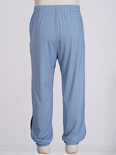 Hansber Kids Girls Boys Quick Dry Athletic Pants Loose Fit Jogger Pants Casual Elastic Waistband Trousers4