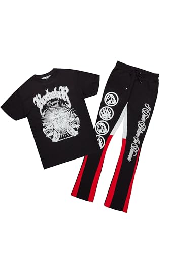 Men's Yarden T-Shirt Stacked Flare Track Set