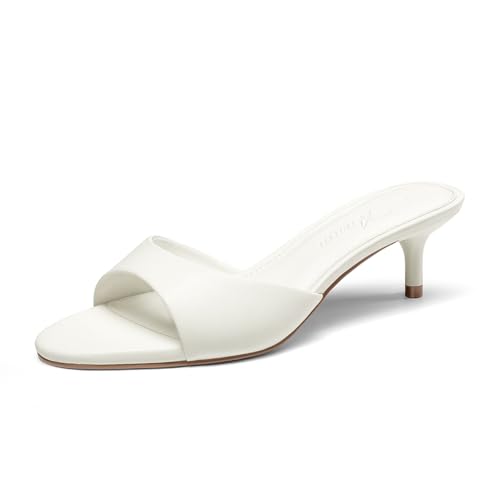 Save on Athlefit Women's Kitten Heels - Comfortable Low Heel Sandals
