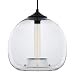 Ori Clear Glass One Light Pendant Lamp - Linea di Liara LL-P515-CRI