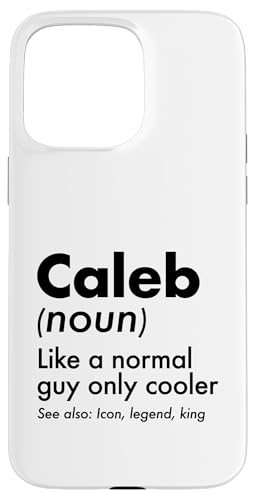 Caleb Like A Normal Guy Only Cooler Legend King �t�@�[�X�g�l�[�� �X�}�z�P�[�X iPhone 15 Pro Max �p