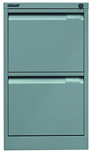 Armadietto sospeso a 1 Binario DIN A4 2 cassetti HR Metallo 355 62.2 x 41.3 x 71.099999999999994 cm argento