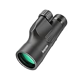 Telescopio monocular HD de alta potencia: los monoculares de alta definición y alta potencia con zoom ajustado a mano adoptan el mejor diseño de prisma BAK4 en óptica para garantizar una excelente transmisión de luz y brillo, el telescopio monocular hace que su campo de visión sea más brillante y le brinda más claridad, brillo y paisaje colorido.