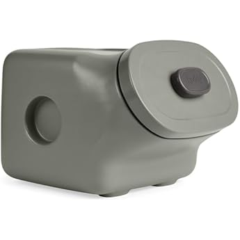Richell Pet Stuff Tower for Food Storage | Richell Pet Stuff Tower: Ideal for Cats and Dogs. Max Load Capacity 8.8lbs, Includes Foot Pedal and Food Scoop!