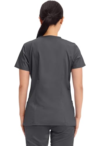 Image of Cherokee Medical Women's Scrub Top V-Neck Modern Classic Fit with 3 Pockets, Ultra Soft and 2-Way Stretch Fabric - WW620