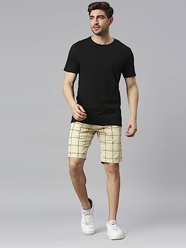 Image of Thomas Scott Men's | Solid | Chino Shorts | Regular Fit | Cotton Elastane | Above Knee | Casual Short
