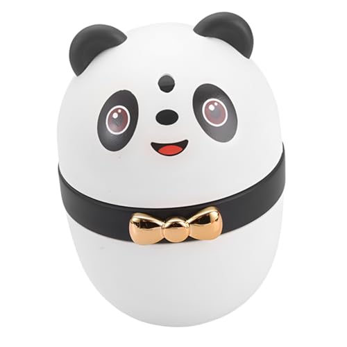 Veemoon Distributeur de Cure-Dents à Pression en Plastique Étui à Cure-Dents Cartoon Forme Panda Petit Porte-Cure-Dents Hermétique Maison Bureau