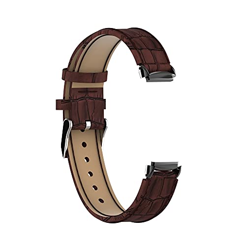 Correa compatible Fitbit Luxe cuero ajuste 5.5-8.1" miniatura 5