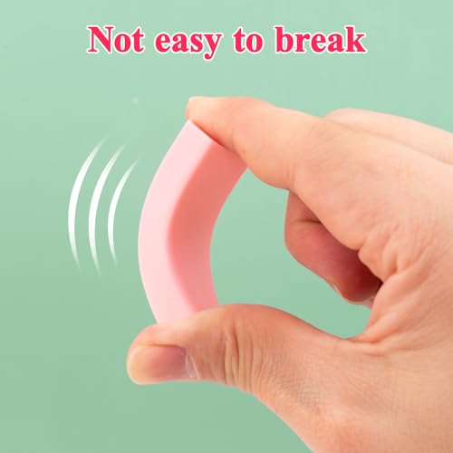 Image of M&G 4+1 Pack Rubber Pink Erasers Sliding Retractable Eraser, Soft Cute Erasers Push Pull Large Pencil Erasers with Plastic Sleeve 4 Refill Eraser for School Students Kids Office Home Supplies