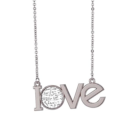 Collier avec pendentif formule mathématique Green Lits taille M pour en finir avec les bijoux banals