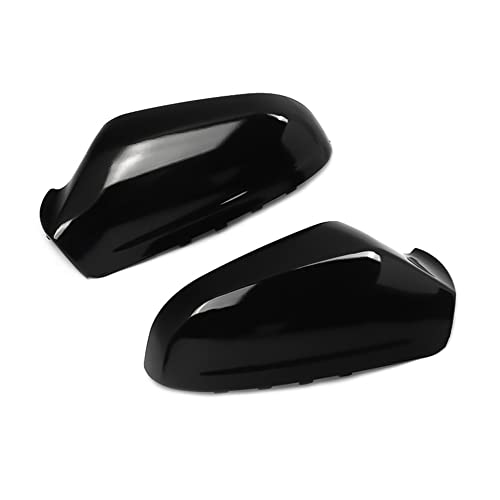 Side Rearview Mirror Shell Fit for Vauxhall Opel Astra H 2004-2009 Glossy Black Rear View Mirror Covers 6428200 6428199