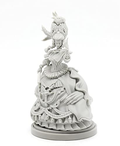 Figura modelo de resina 30mm King-dom Death White sin montar
