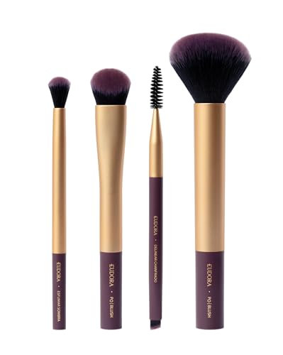 Pincel Multifuncional Eudora Niina Secrets Make: Versatilidade e Desempenho na Aplicação de Maquiagem 5 EUDORA KIT DE PINCÉIS