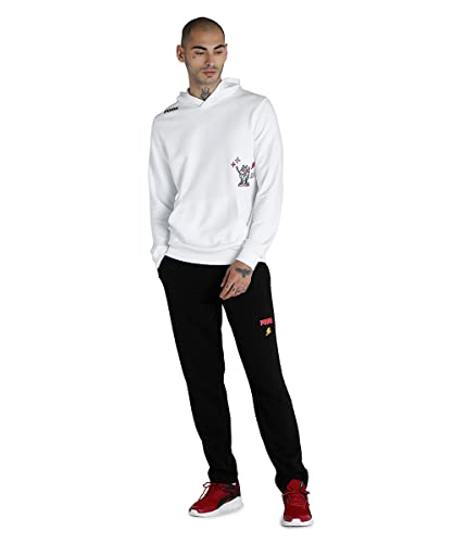 Image of Puma Men Cotton Hooded Neck Sweatshirt