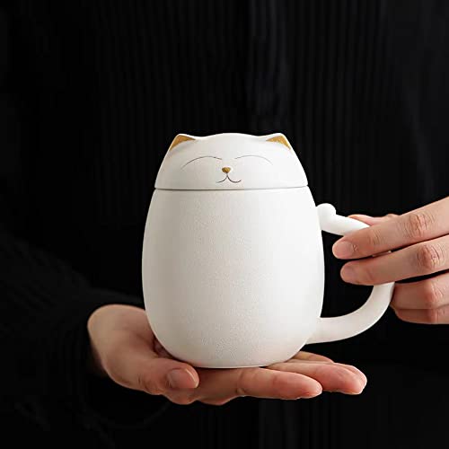 Entonic Cat Mugs with Infuser and Lid - Image 4