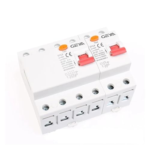 RCD electromagnético de 40A con sensibilidad de 30mA contra fugas de corriente 5